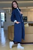 Mercer Soft Twill Trench Navy /20 =